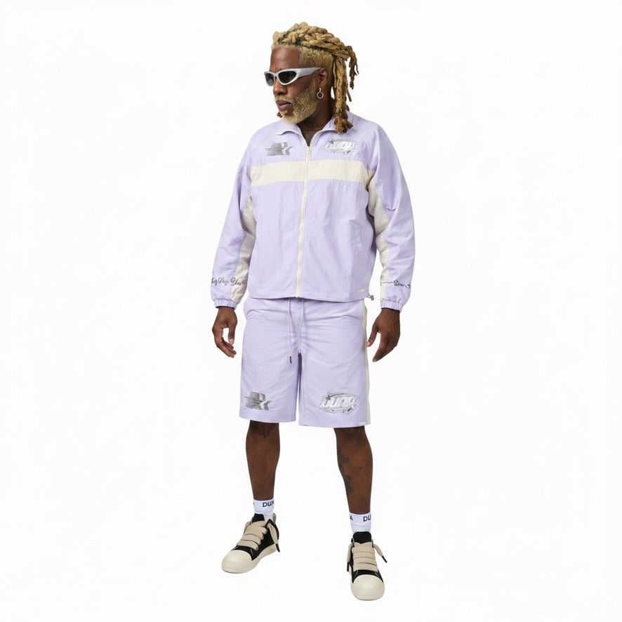 DUAA: Stellar Nebula Nylon Short Set