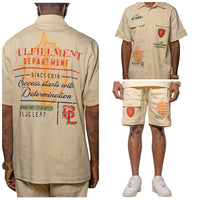 BLAC LEAF: Fulfillment Dept Utility Short Set