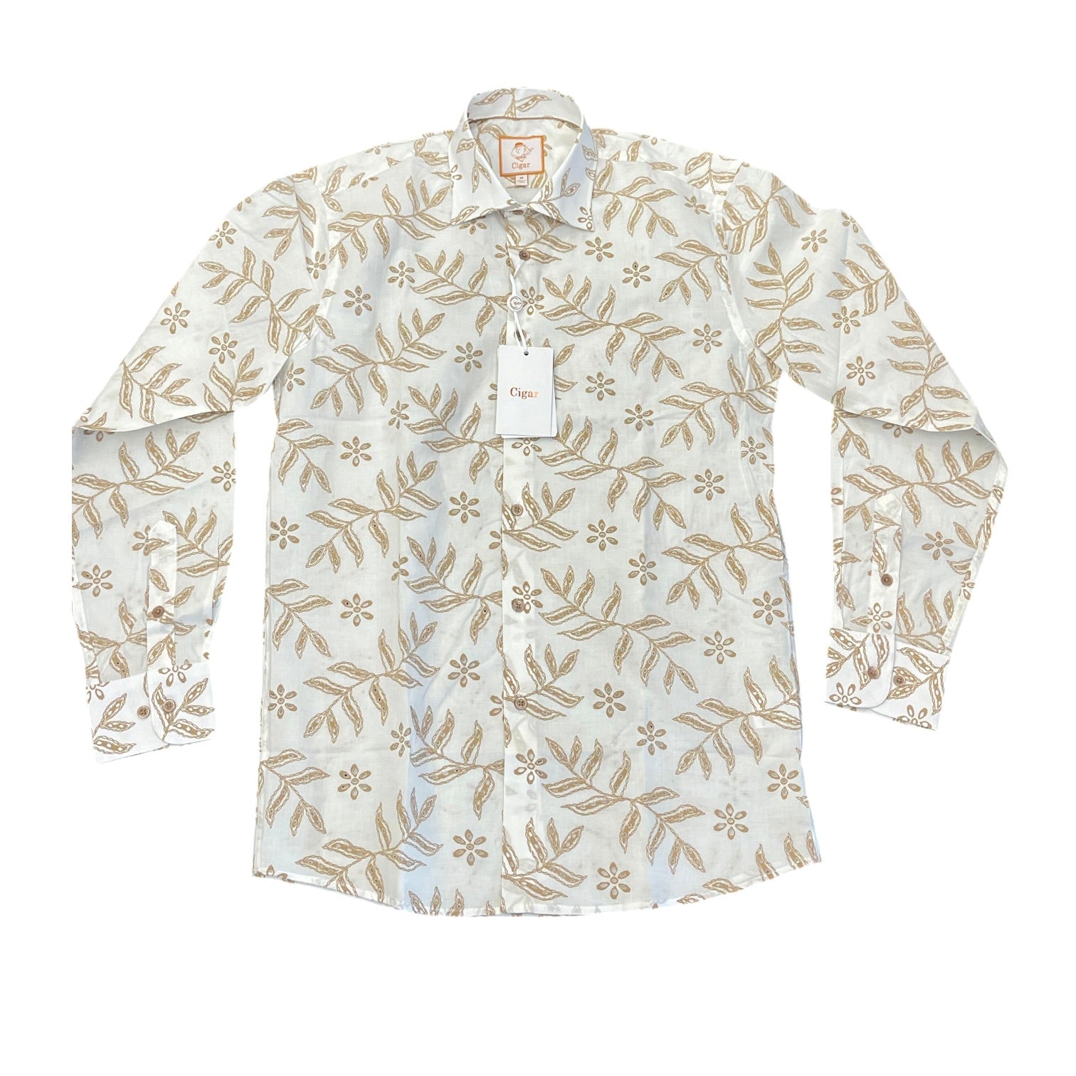 CIGAR COUTURE: Embroidered LS S-5072