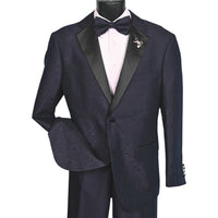 MAZARI: Floral 2pc Slim Suit 9644