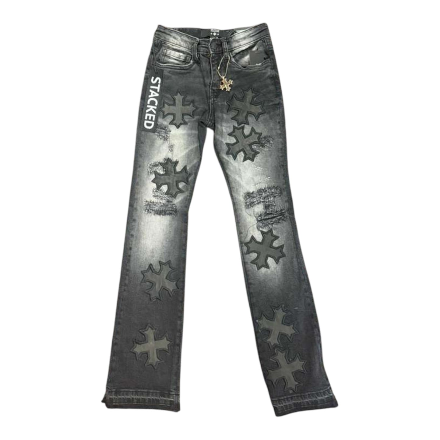 JORDAN CRAIG: BOYS Cross Patches Stacked Denim 9118