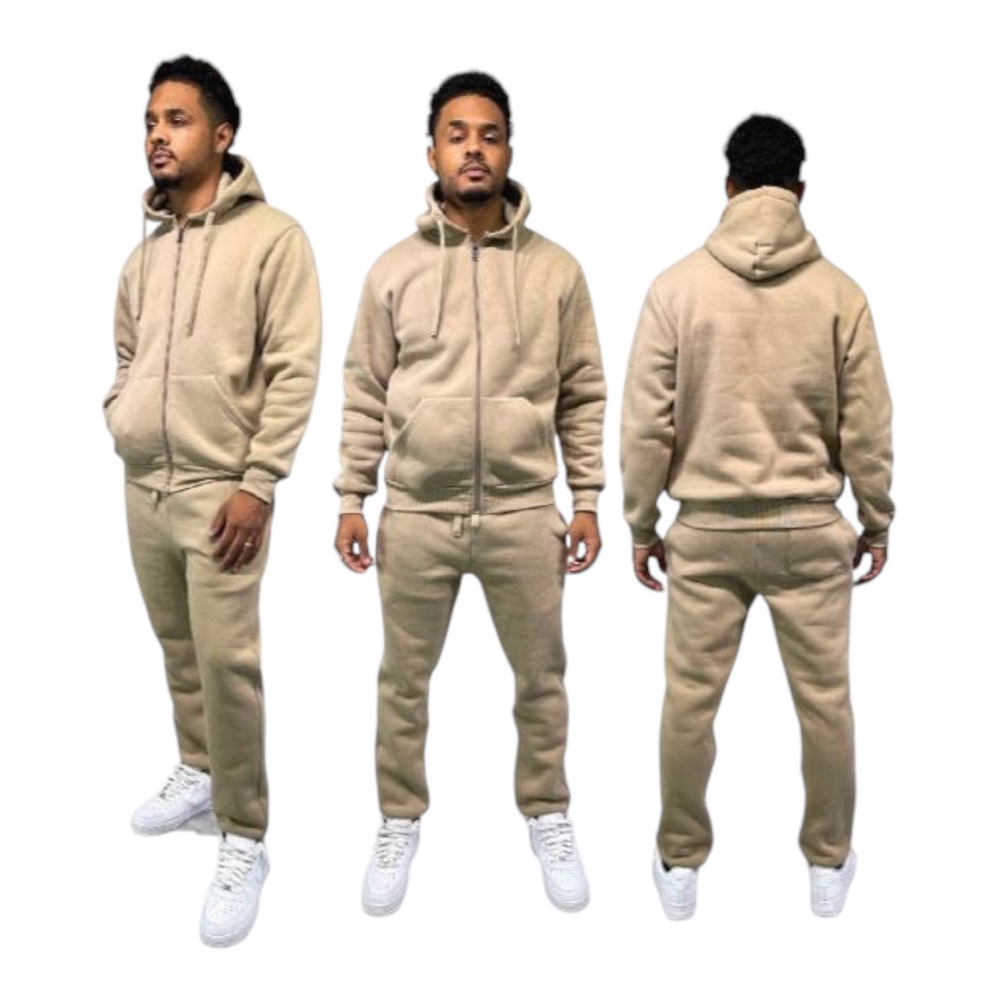 BLIND TRUST: Zipdown Hoodie Sweatsuit BTF22591