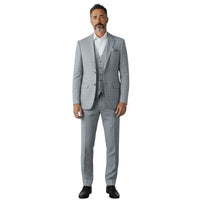 STACY ADAMS: Plaid 3pc. Modern Fit JR-729571-08