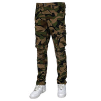 BLIND TRUST: Camo Cargo Pants BTP24121