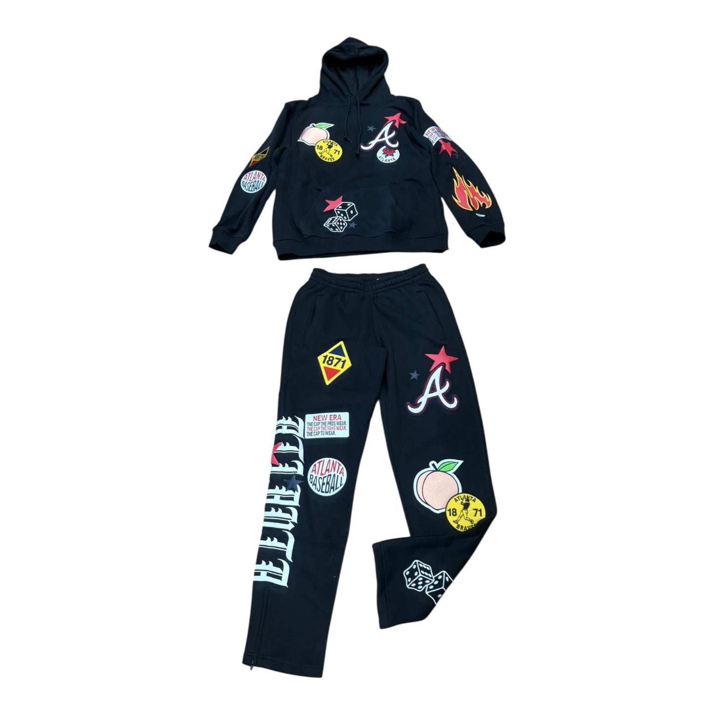 NEW ERA: Braves UpThre Hoodie Set