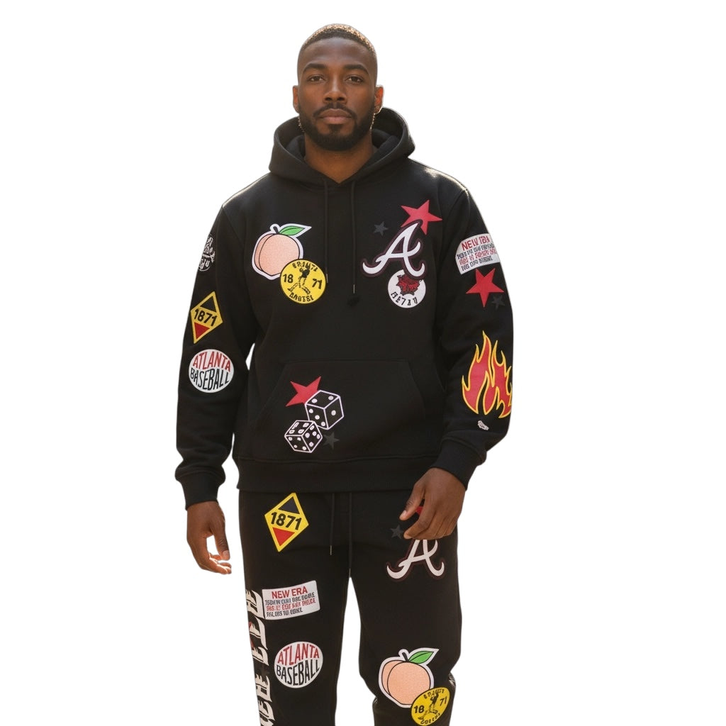 NEW ERA: Braves UpThre Hoodie Set