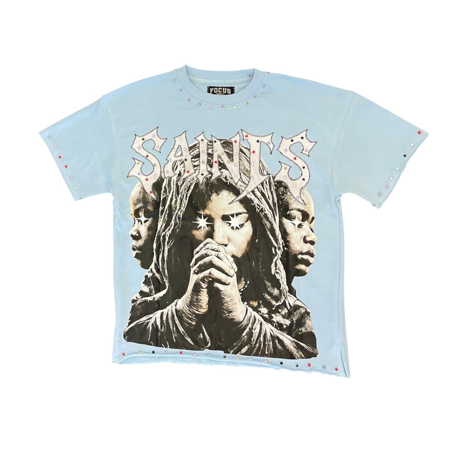FOCUS: Faith Over Fear Crop Tee 80909