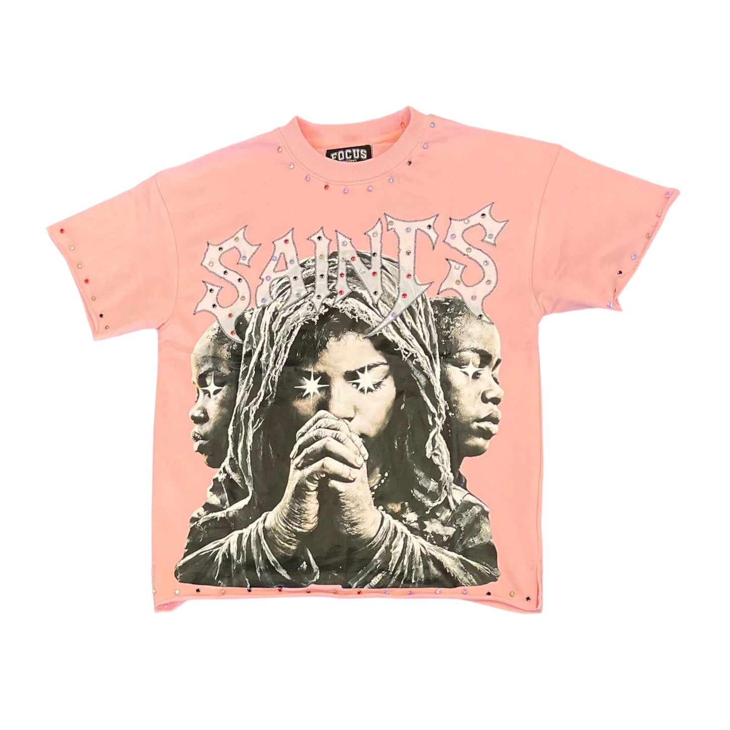 FOCUS: Faith Over Fear Crop Tee 80909