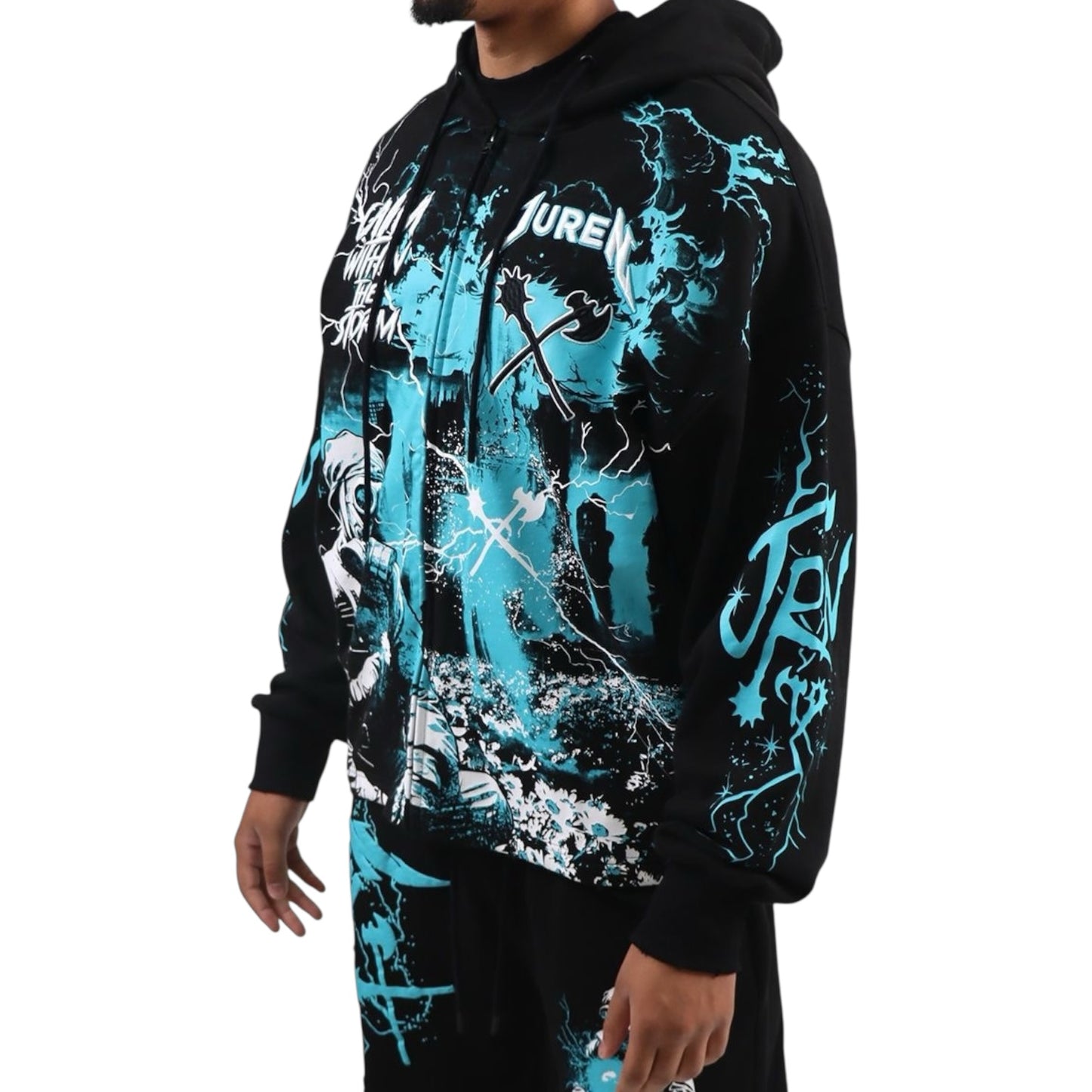 JUREN: Calm Within The Storm Zip Up Hoodie 201