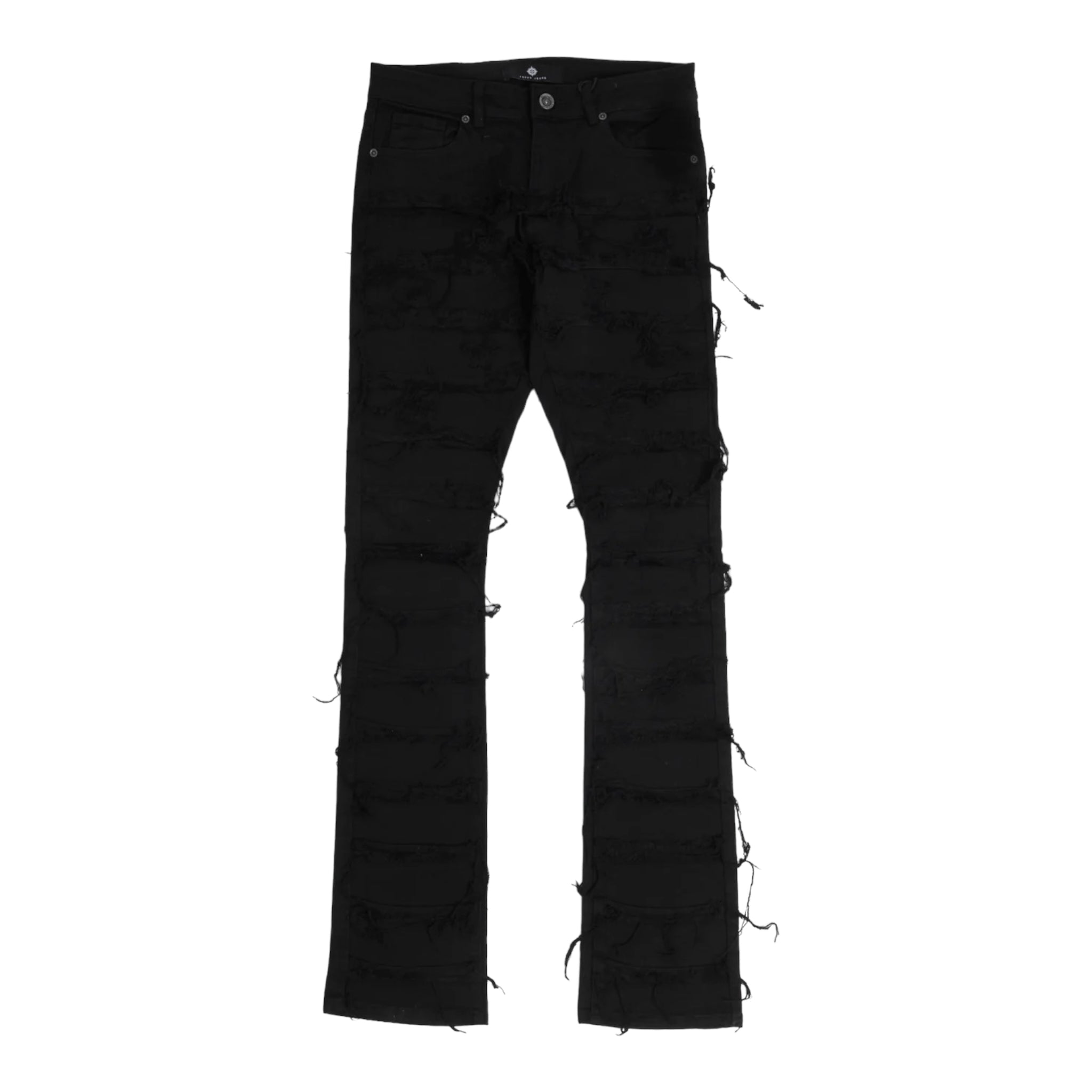 FOCUS: Shredded Stacked Denim 3364 – On Time Fashions