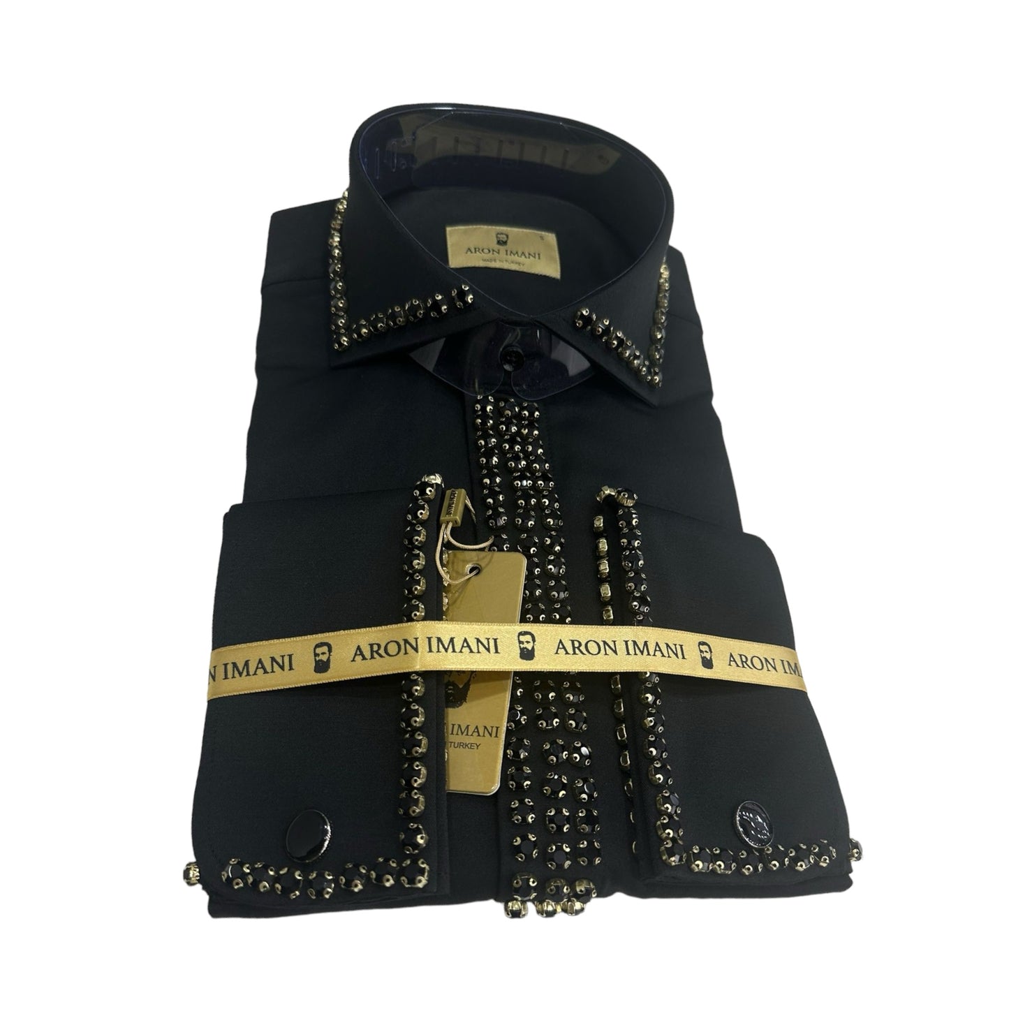 ARON IMANI: Embellished Dress Shirt MQ1223