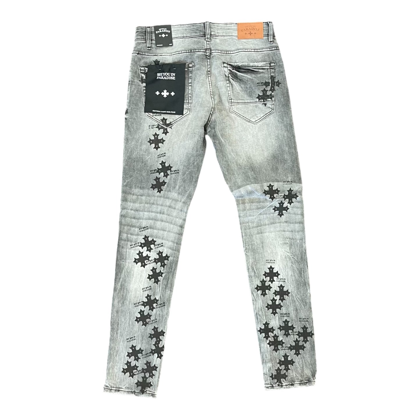 JORDAN CRAIG: Stamped Skinny Jeans JS2293