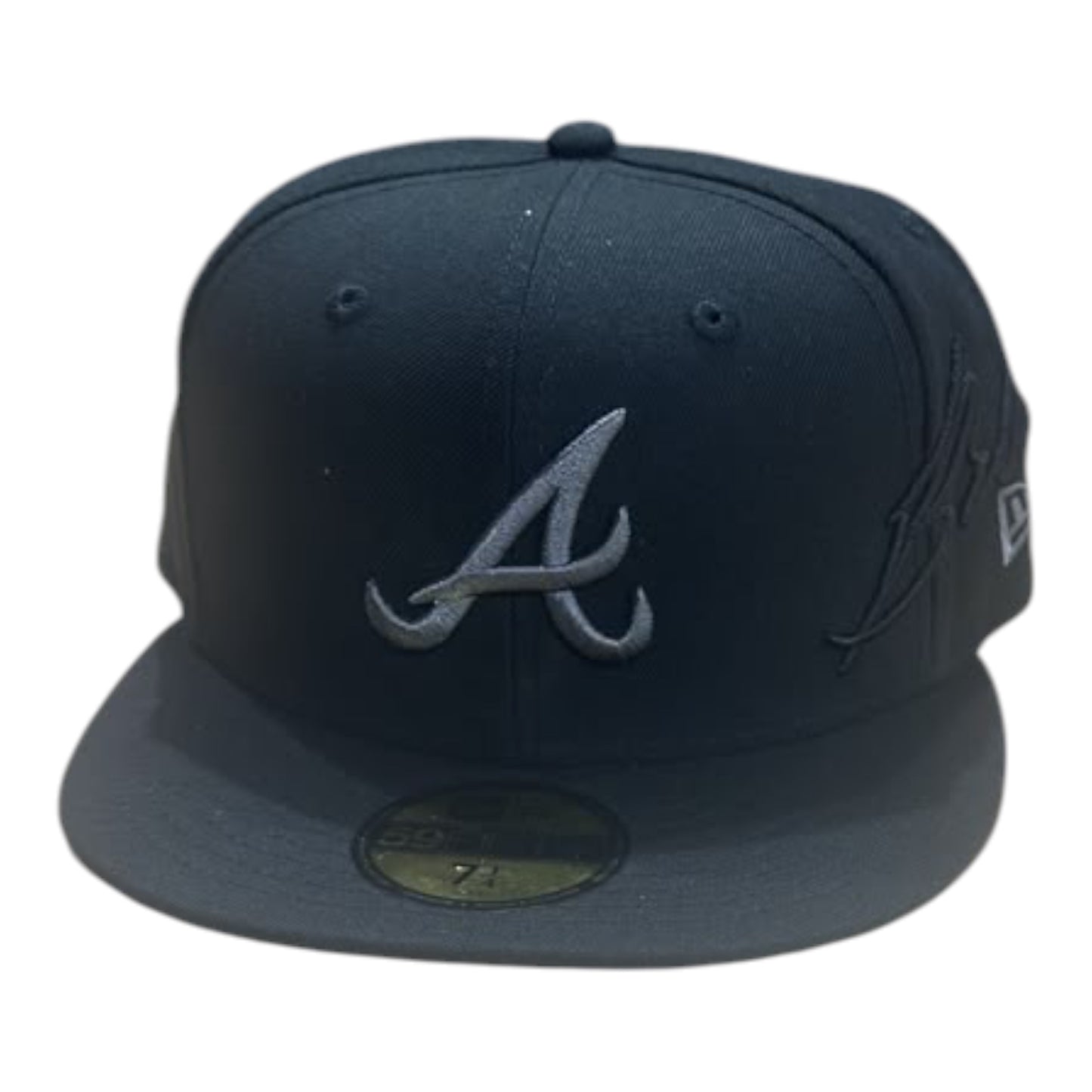 NEW ERA: Braves Side Script Fitted 60932295