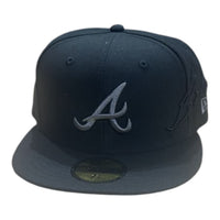 NEW ERA: Braves Side Script Fitted 60932295