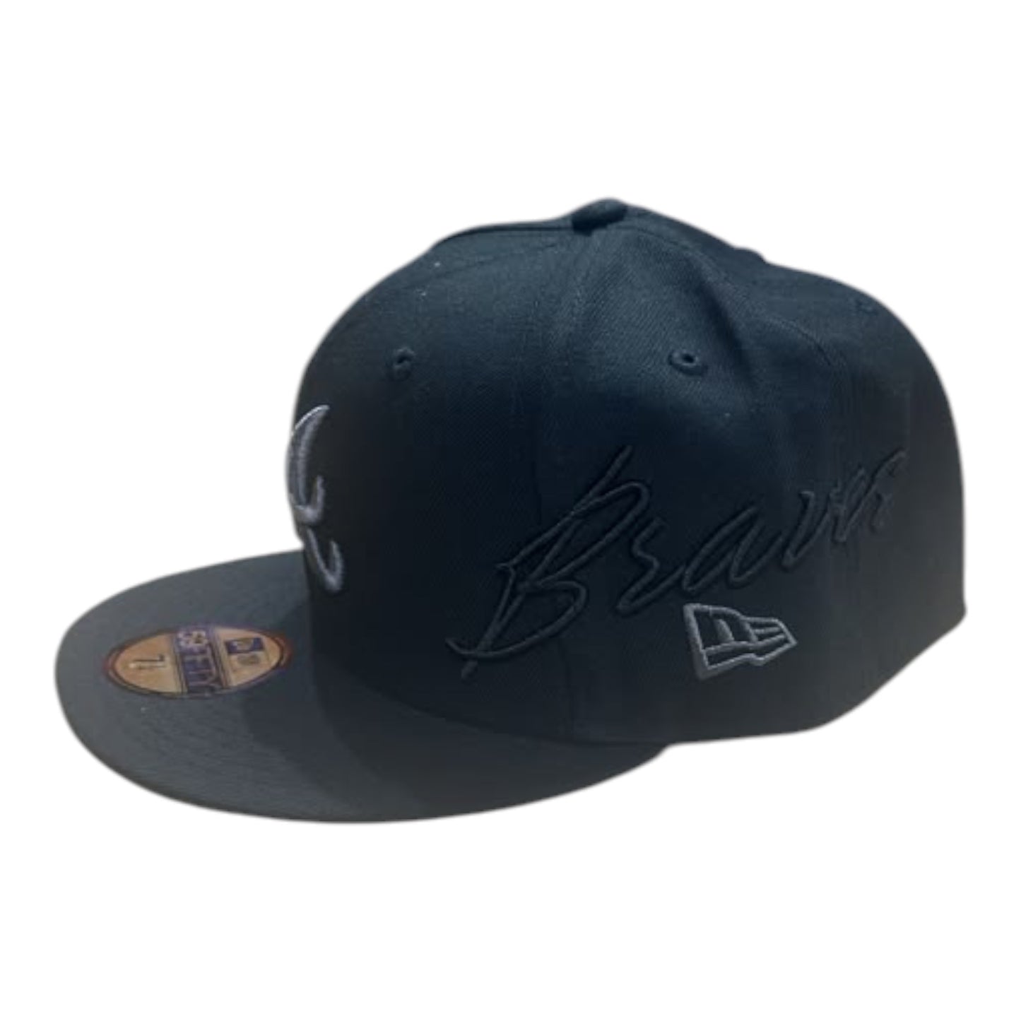 NEW ERA: Braves Side Script Fitted 60932295