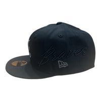 NEW ERA: Braves Side Script Fitted 60932295