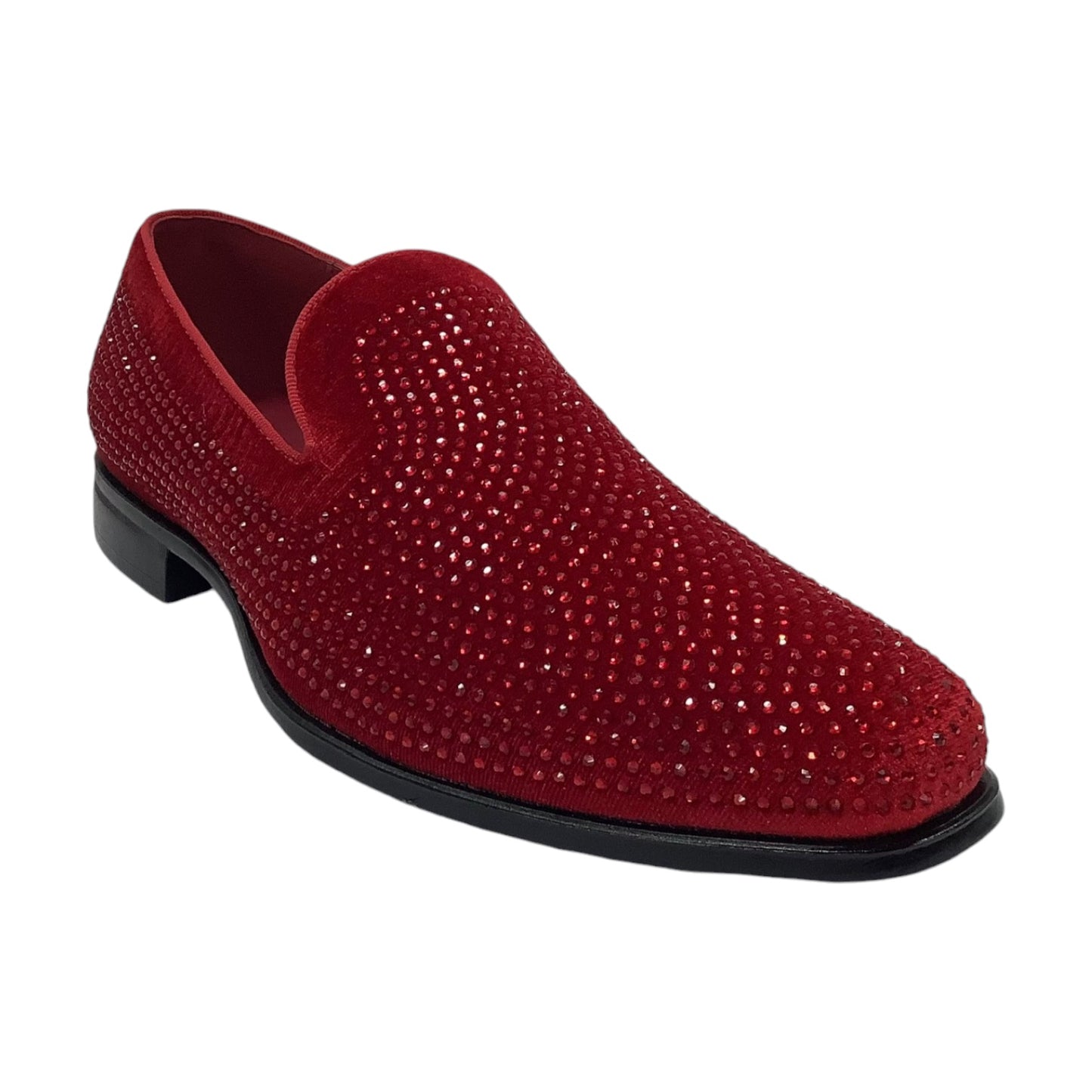 TERRONI: Velvet Embellished Loafer S34