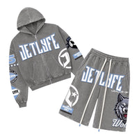 JET LYFE: Wolves Sweatshort set JL095/JL096