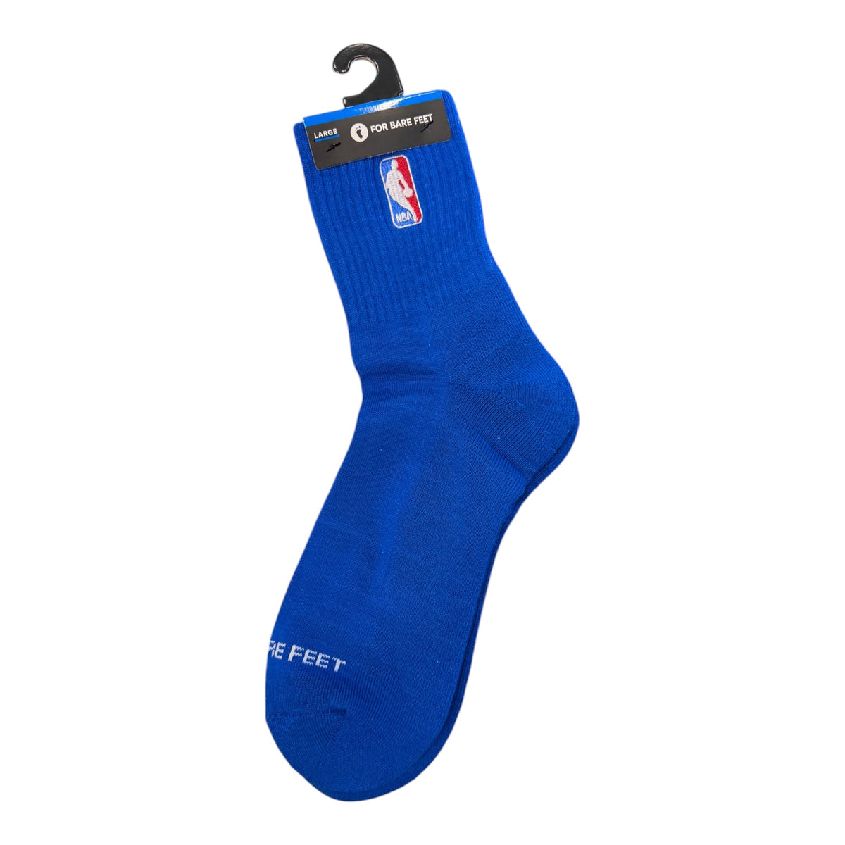 FOR BARE FEET: Classic NBA Logoman Crew Socks