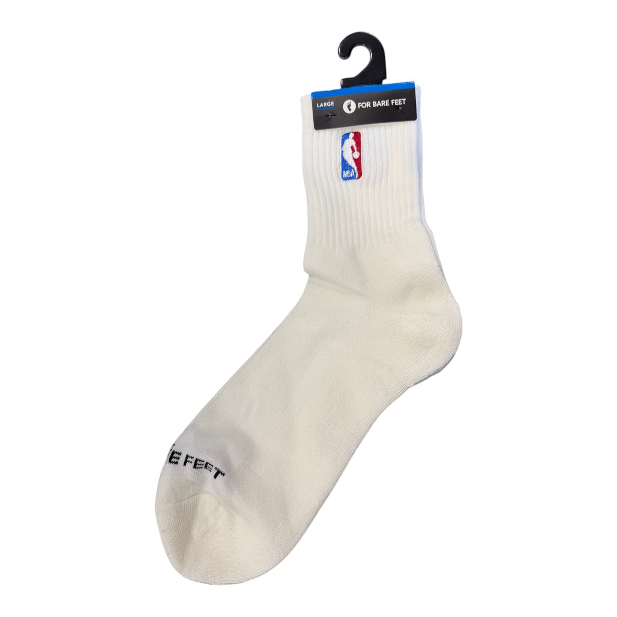 FOR BARE FEET: Classic NBA Logoman Crew Socks