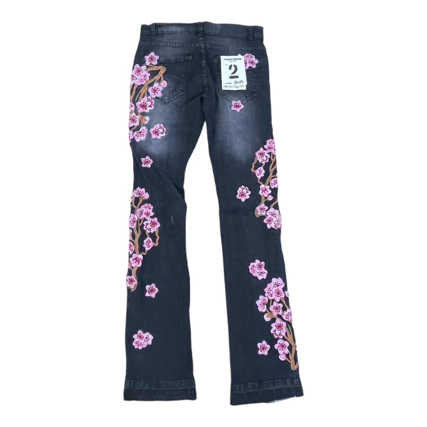 FWD: BOYS Cherry Blossom Stacked Jeans 330123