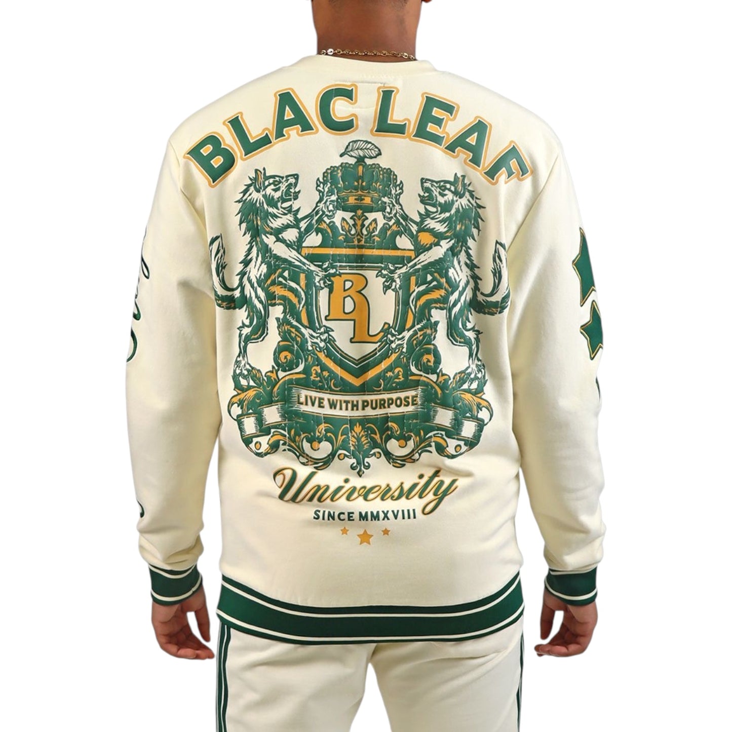 BLAC LEAF: Crowned Kings Crewneck 103