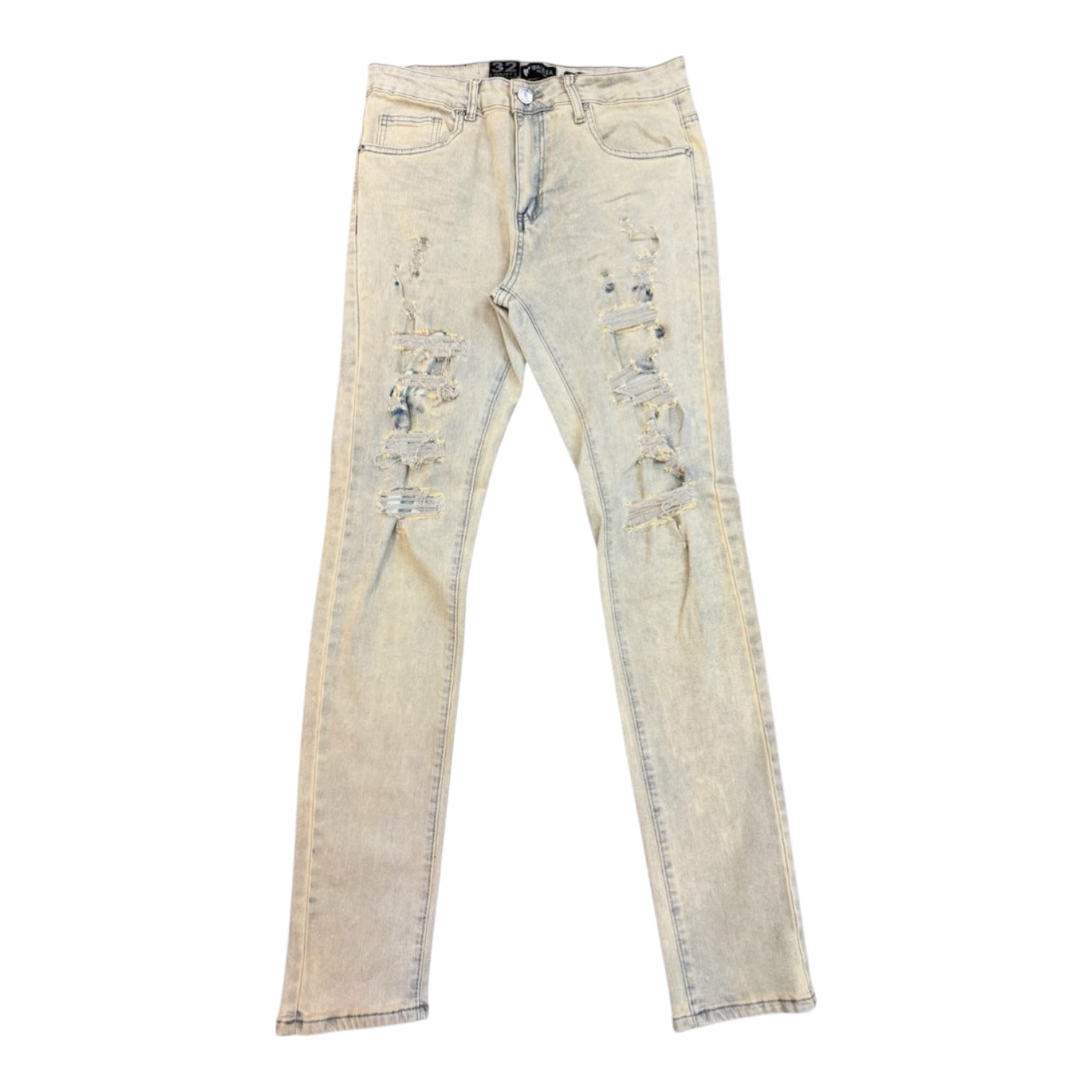 WAIMEA: Skinny Distressed Jean M8662