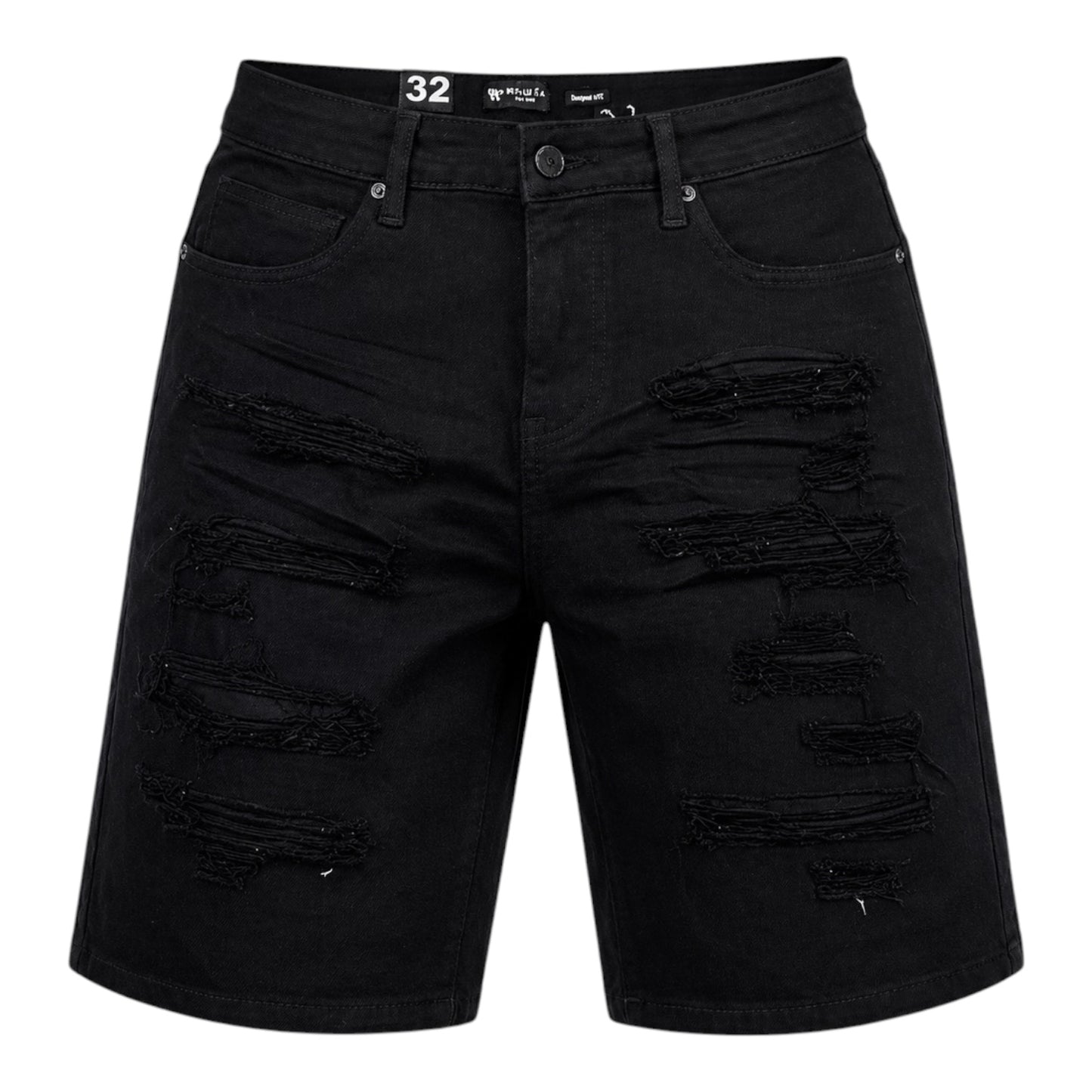WAIMEA: Distressed Denim Shorts M7616