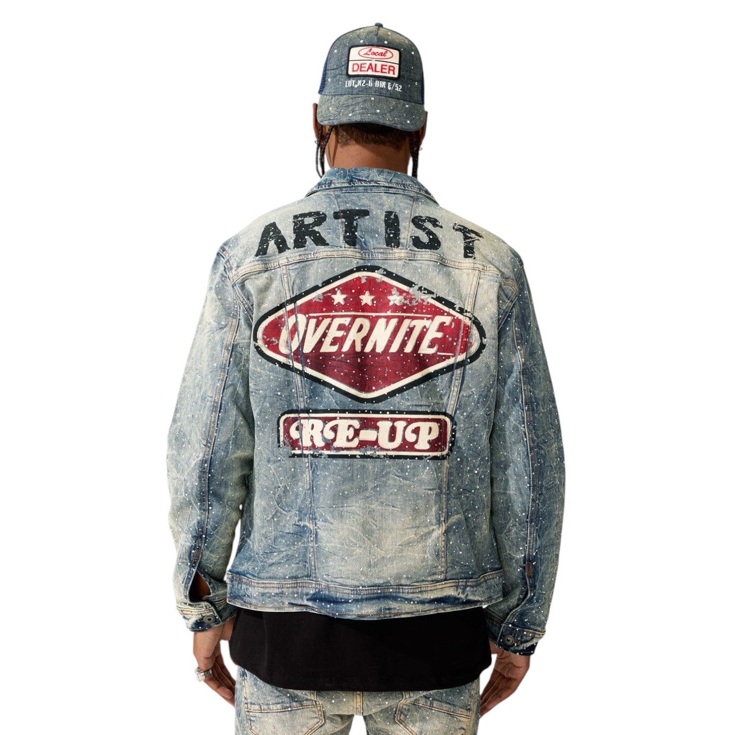 JORDAN CRAIG: Crystals Denim Jacket JJ2339