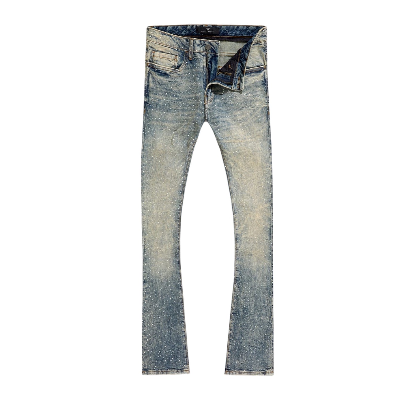 JORDAN CRAIG: Crystal Stacked Jeans JTF2339