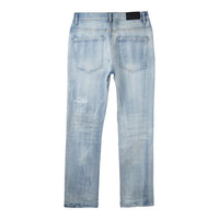 EVOLUTION: BOYS Distressed Straight Leg Denim 330482