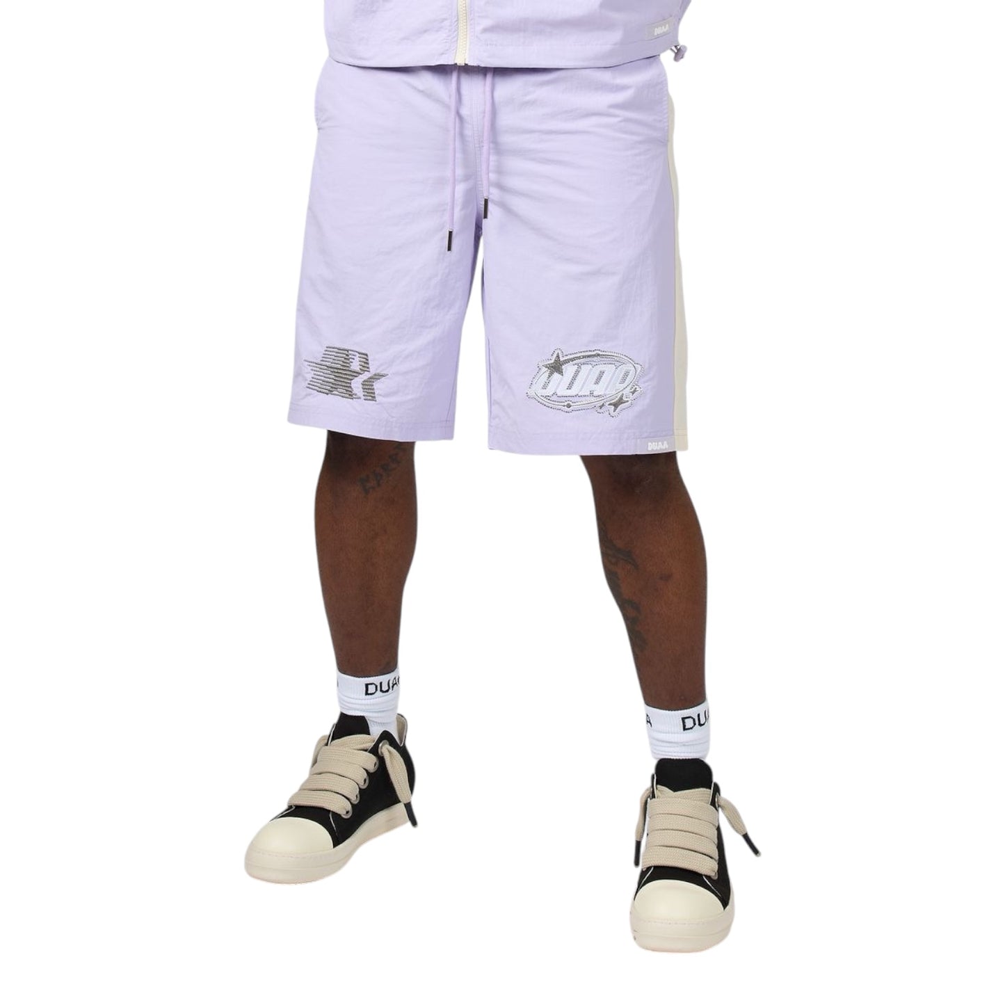 DUAA: Stellar Nebula Nylon Short Set