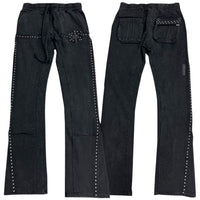 HUDSON: Studded Fleece Flair Jogger Set