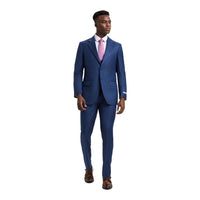 STACY ADAMS: Sharkskin 3 Piece Modern Fit Suit SM324