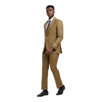 STACY ADAMS: Sharkskin 3 Piece Modern Fit Suit SM324