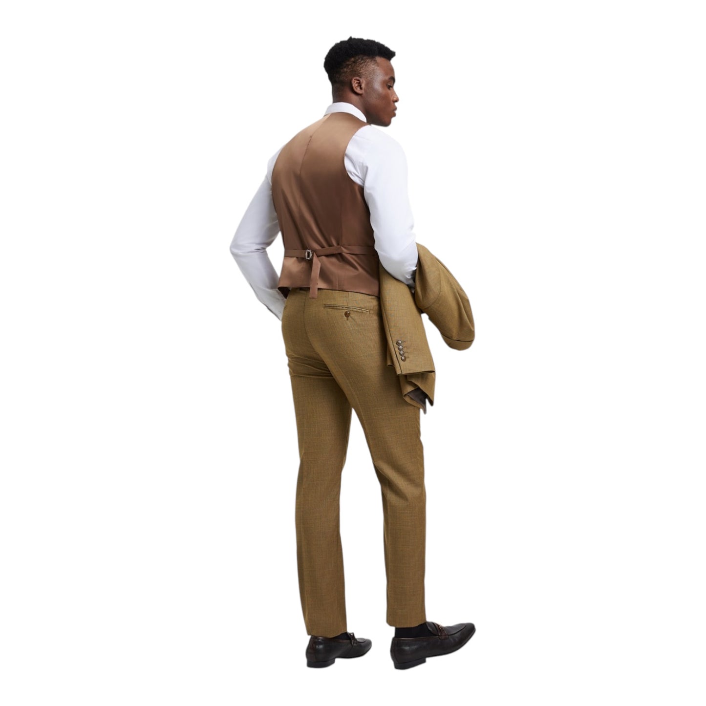 STACY ADAMS: Sharkskin 3 Piece Modern Fit Suit SM324