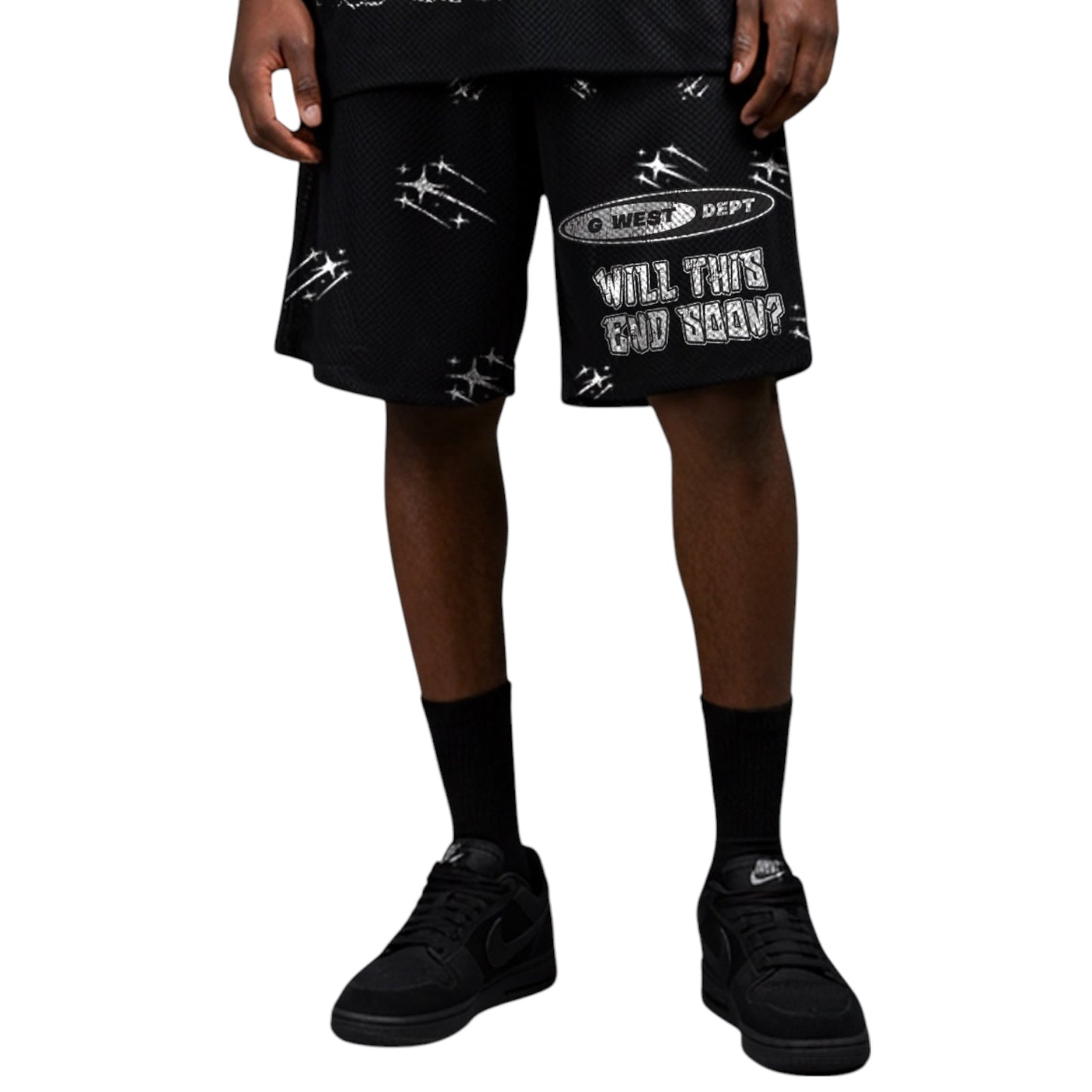 G*WEST: Not My Earth Mesh Short Set 5021