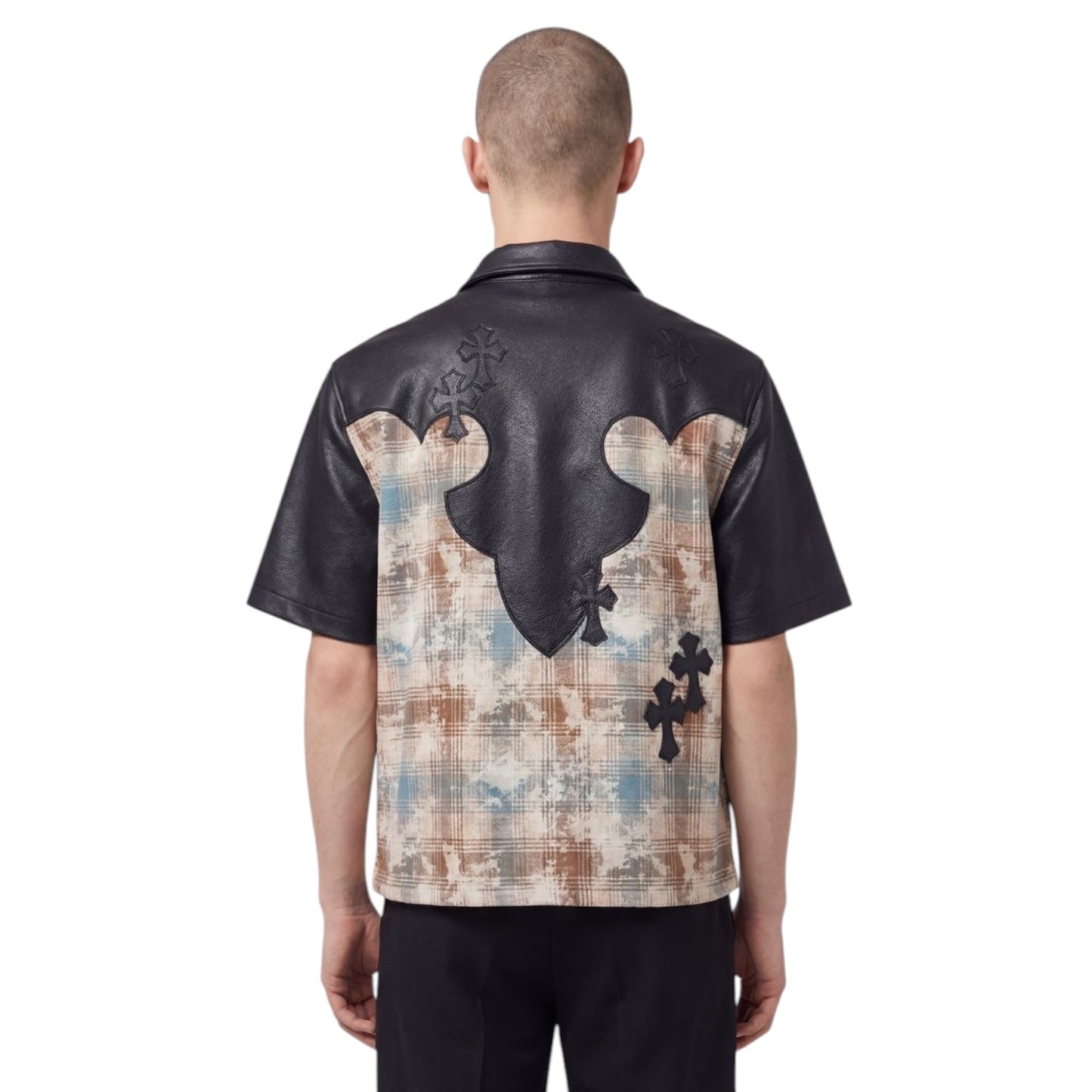 GUAPI: Cross Patch Button Down