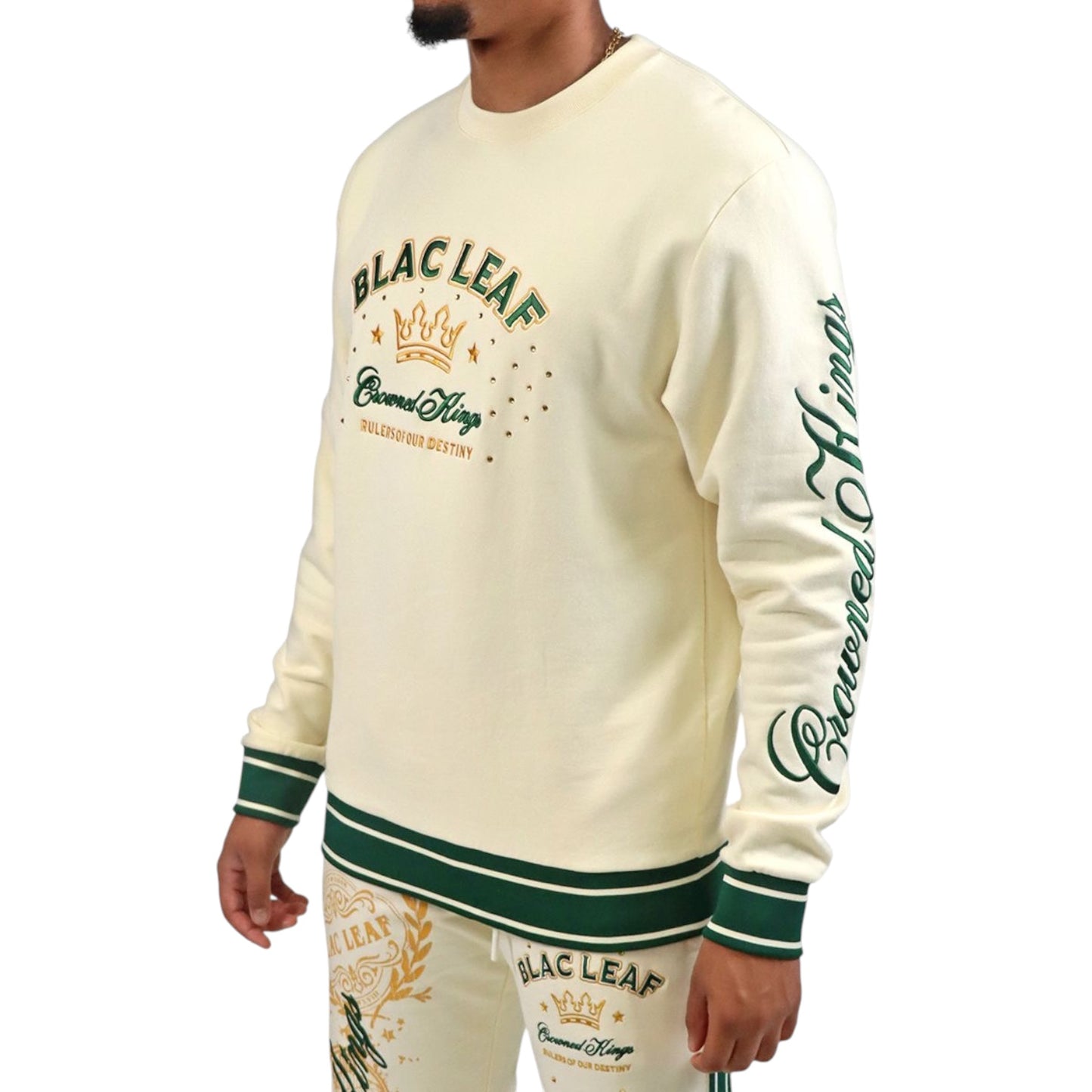 BLAC LEAF: Crowned Kings Crewneck 103