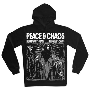 Peace & Chaos: Death Before Pain Hoodie