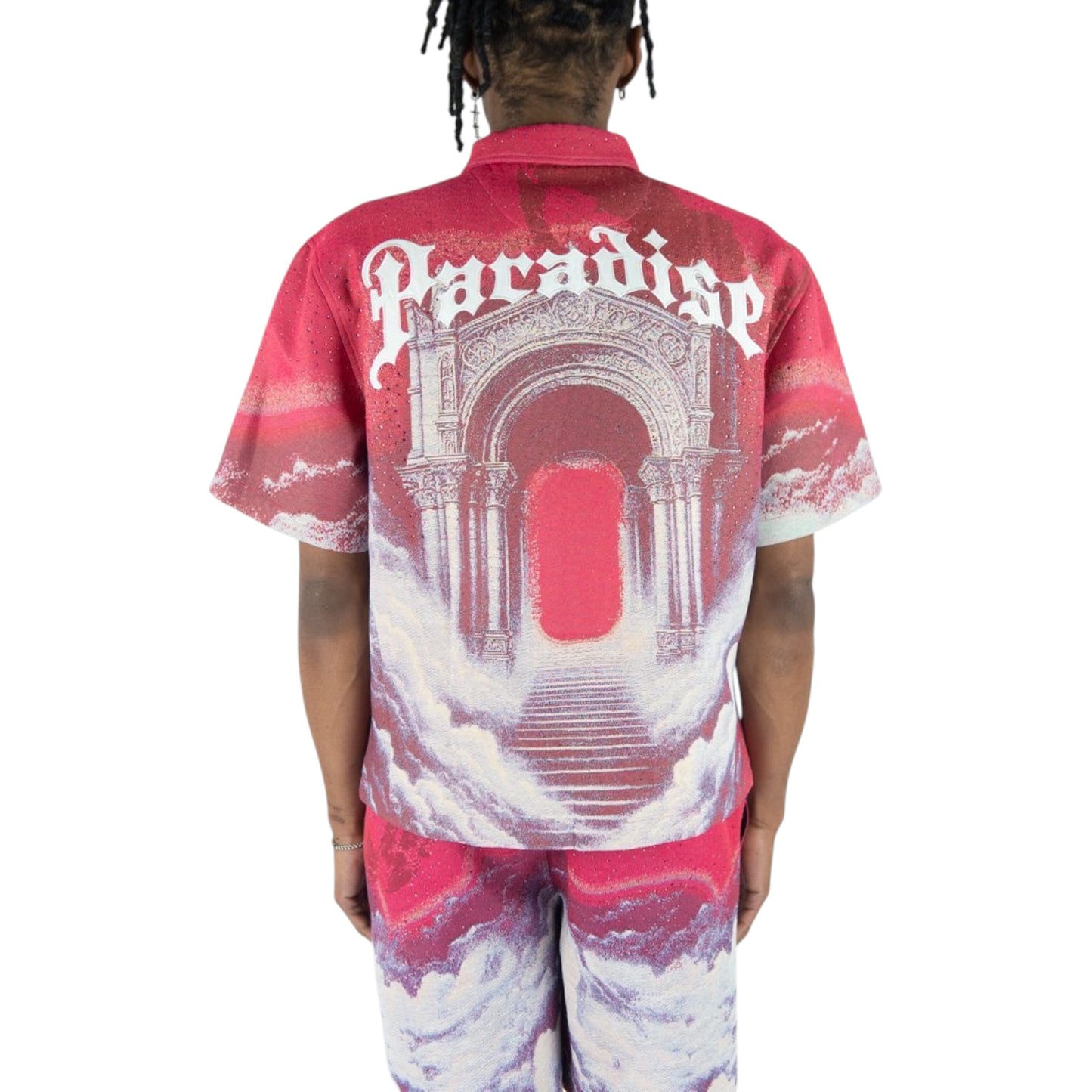 REBEL MINDS: Paradise Tapestry Button Down 610-12705