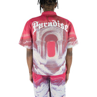 REBEL MINDS: Paradise Tapestry Button Down 610-12705