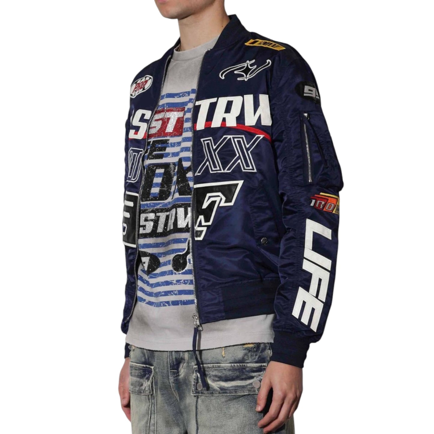 FIRST ROW: Fast Life Racing Jacket FRJ4015