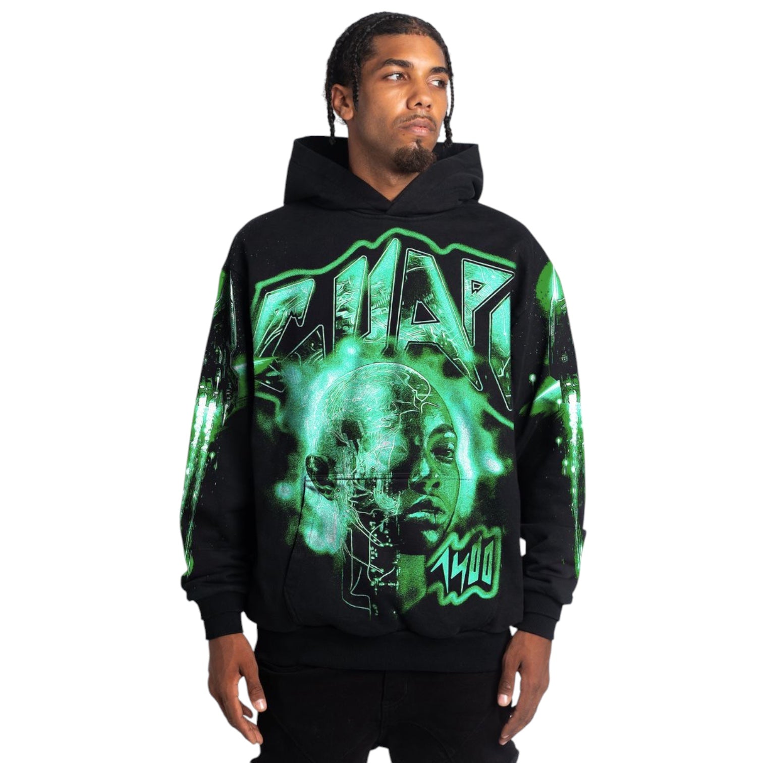 GUAPI: Obsidian Slime Hoodie – On Time Fashions
