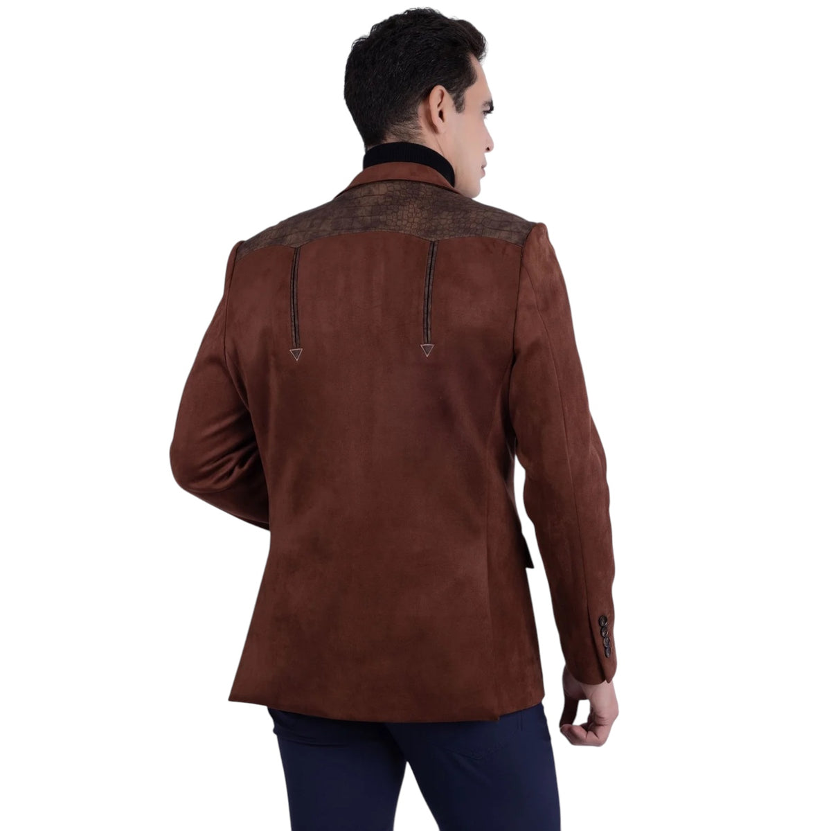 BARABAS: Pureline Suede Western Blazer 6BLW02