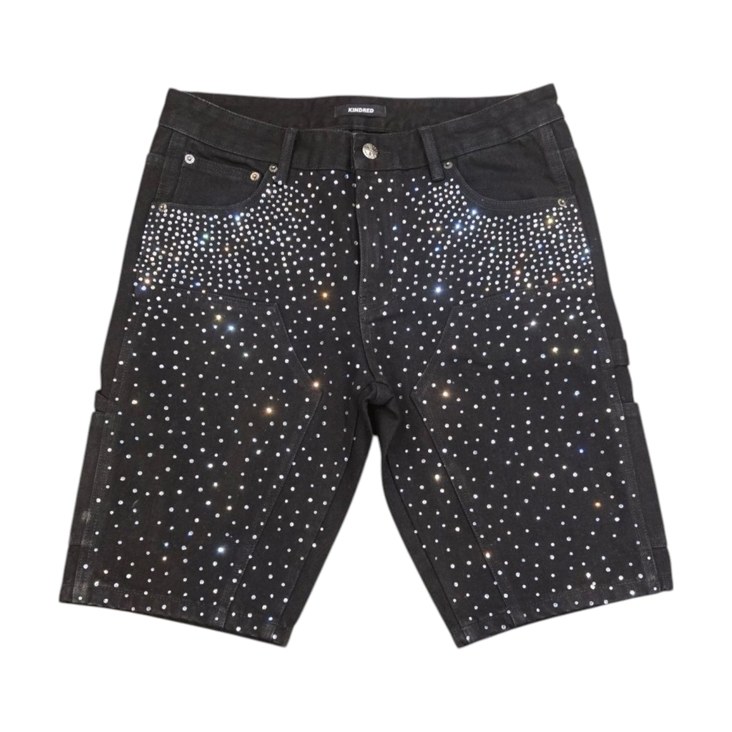 KINDRED: Rhinestone Denim Shorts KD2213