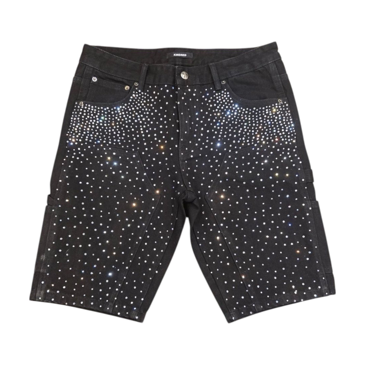KINDRED: Rhinestone Denim Shorts KD2213