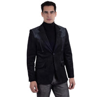 BARABAS: Pureline Suede Western Blazer 6BLW02