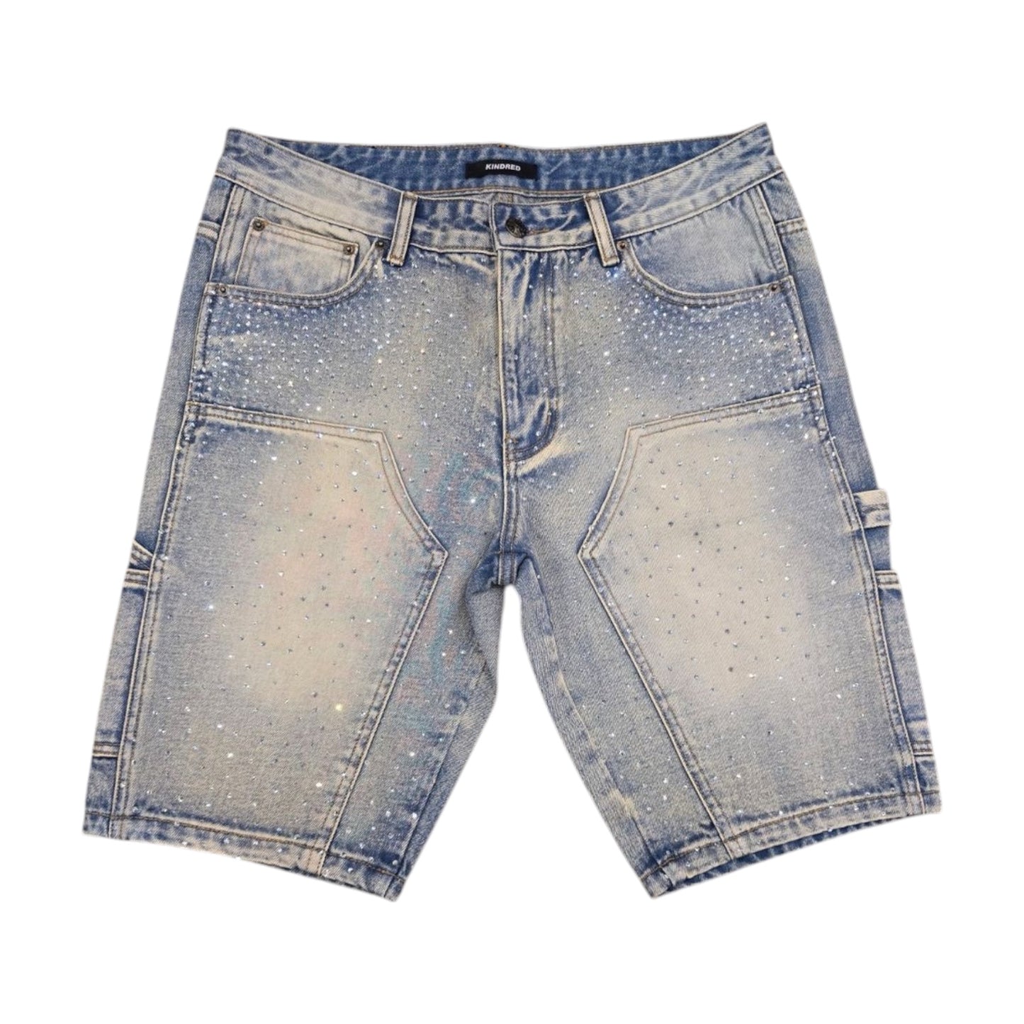 KINDRED: Rhinestone Denim Shorts KD2213