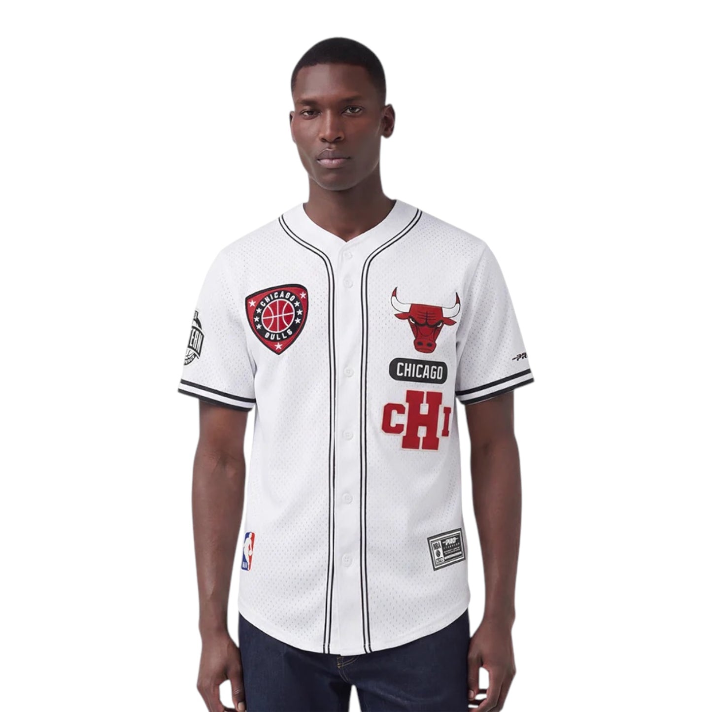 PRO STANDARD: Bulls Letterman Button Down Shirt BCB1517058